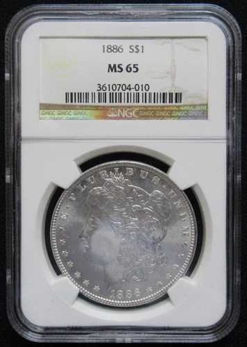 NGC MS65 1886年 1ドル モルガン銀貨｜WORLD RESOURCE【QUEEN店】