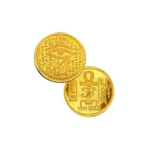10枚セット - 1/500オンス .9999純金ラウンド - ラーの目（カプセル入り）｜WORLD RESOURCE【QUEEN店】 57,475円