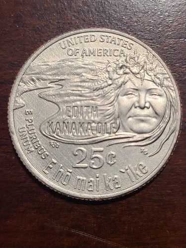 *希少* 2023年 P エディス・カナカオレ 米国25セント硬貨 - 米国内送料無料｜WORLD RESOURCE【QUEEN店】