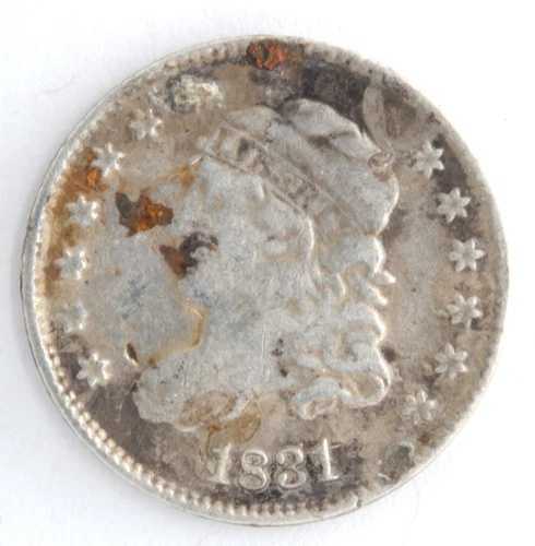 アメリカ合衆国 1831年 キャップドバスト ハーフダイム 5セント 90%銀貨 フィラデルフィア造幣局｜WORLD RESOURCE【QUEEN店】