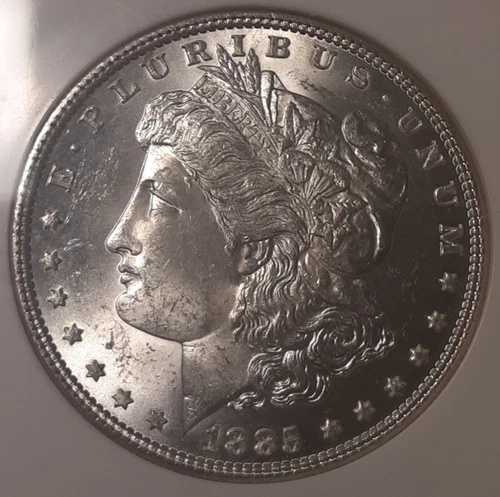 1885年 モーガン銀貨 90% フィラデルフィア造幣局製 米国コイン (#8r-13124/7200)｜WORLD RESOURCE【QUEEN店】