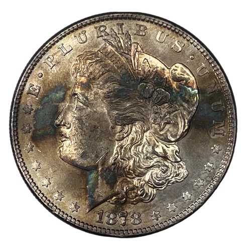 1878年 8TF 1ドル モーガン銀貨 VAM 5トーン PL BU #｜WORLD RESOURCE【QUEEN店】
