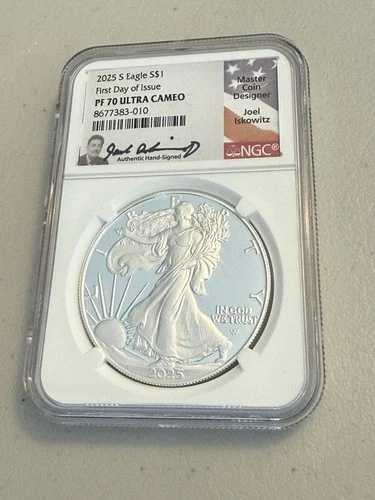 2025年 S プルーフ ASE PF70 NGC ウルトラカメオ FDOI ジョエル・イスコウィッツ｜WORLD RESOURCE【QUEEN店】