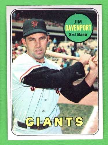 1969 OPC O-PEE-CHEE-BASEBALL #102 ジム・ダベンポート サンフランシスコ・ジャイアンツ ミント状態-｜WORLD RESOURCE【QUEEN店】