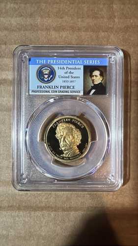 2010年 S フランクリン・ピアース大統領シリーズ ドル硬貨 PCGS PF69 DCAM｜WORLD RESOURCE【QUEEN店】