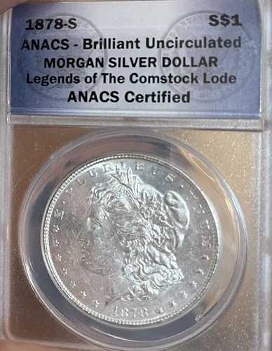 1878年Sミント ANACS BU モーガン銀貨｜WORLD RESOURCE【QUEEN店】
