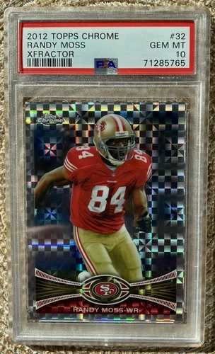 2012 Topps Chrome Xfractor Refractor #32 ランディ・モス PSA 10 GEM MINT｜WORLD RESOURCE【QUEEN店】