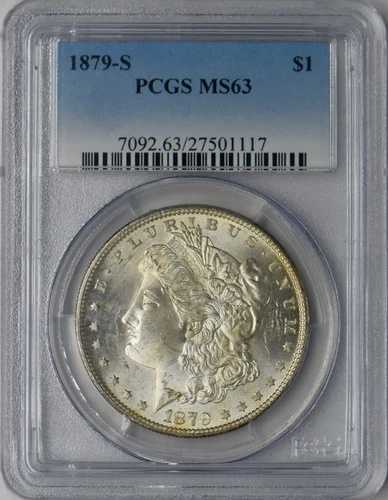 1879年Sミント モーガン銀貨 - PCGS MS63 - COINGIANTS｜WORLD RESOURCE【QUEEN店】
