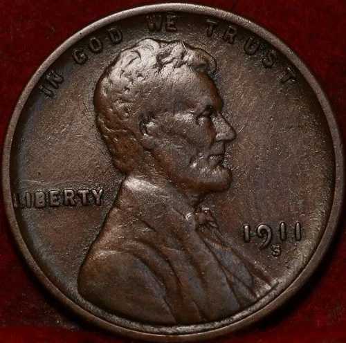1911-S サンフランシスコ造幣局銅貨「より良い日付の選択」+++ リンカーン・ウィートセント｜WORLD RESOURCE【QUEEN店】