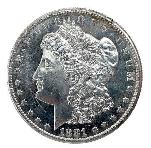 1881年 S PL- プルーフライク モーガン・ダラー BU/UNC。銀90% 1ドル 米国硬貨 #1057|WORLD RESOURCE【QUEEN店】