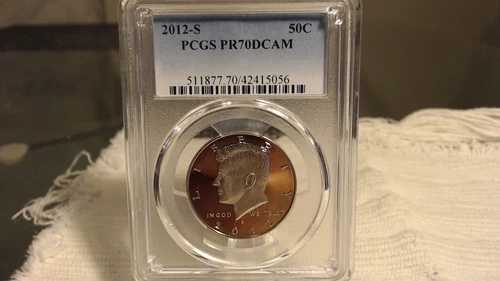 2012年 S CLAD ケネディ JFK ハーフダラー プルーフ PCGS PR70DCAM｜WORLD RESOURCE【QUEEN店】