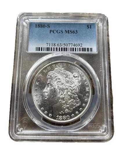モーガン銀貨 1880年 S PCGS MS63｜WORLD RESOURCE【QUEEN店】