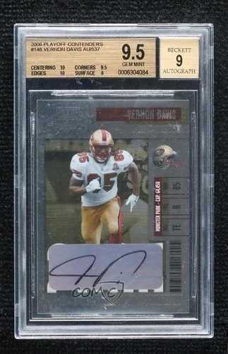 2006年プレーオフ出場者 バーノン・デイビス #148 BGS 9.5 GEM MINT オートグラフ 5l2｜WORLD RESOURCE【QUEEN店】