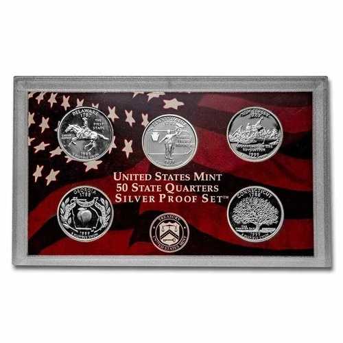 1999年Sミント 50州記念25セント硬貨プルーフセット（銀貨）｜WORLD RESOURCE【QUEEN店】