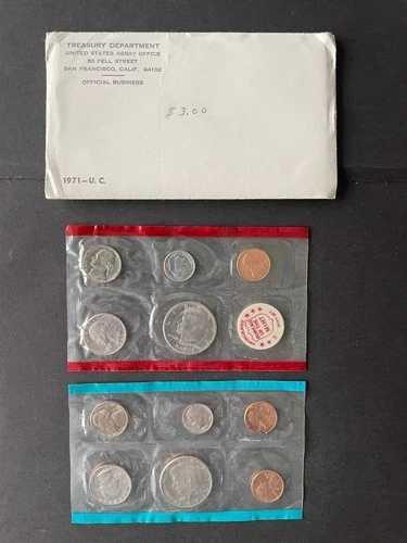 流通済みコイン 1971年 サンフランシスコ財務省造幣局 未流通セット-｜WORLD RESOURCE【QUEEN店】