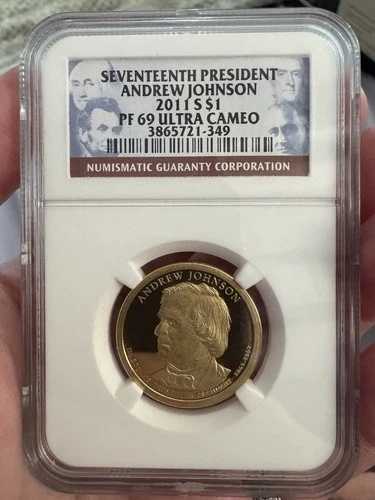 NGC PF69 アンドリュー・ジョンソン 2011 S $1 ウルトラカメオ｜WORLD RESOURCE【QUEEN店】 20,020円