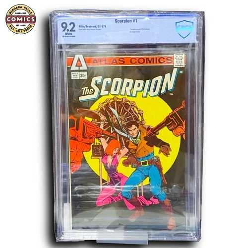 スコーピオン #1 (1975) CBCS 9.2 ホワイトページ アトラスコミックス 初版スコーピオン ボンデージカバー｜WORLD RESOURCE【QUEEN店】