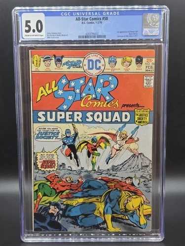 オールスターコミックス #58 CGC 5.0 初登場パワーガール!｜WORLD RESOURCE【QUEEN店】