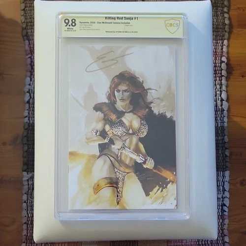 ダイナマイト・キリング・レッドソニア #1 CBCS 9.8 限定バリアント ルパッキーノ直筆サイン入り|WORLD RESOURCE【QUEEN店】