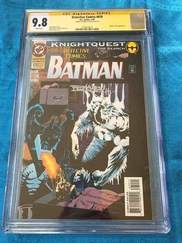 探偵コミック #670 - DC - CGC SS 9.8 NM/MT - バリー・キットソン直筆サイン入り - バットマン|WORLD RESOURCE【QUEEN店】
