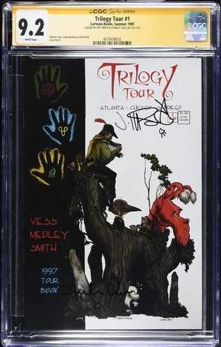 トリロジーツアー #1 - カートゥーンブックス - CGC SS 9.2 - ジェフ・スミス、チャールズ・ヴェスによるサイン入り｜WORLD RESOURCE【QUEEN店】