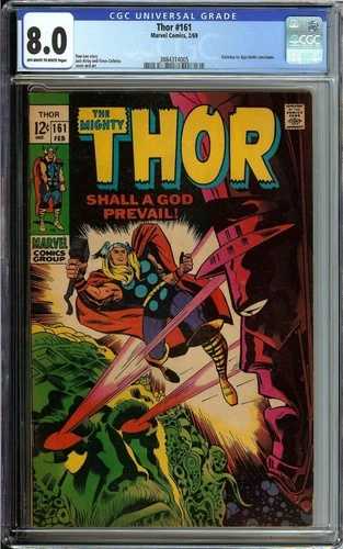 ソー #161 CGC 8.0 OW/WHページ // プラネット・エゴ対ギャラクタス マーベルコミック 1969|WORLD RESOURCE【QUEEN店】