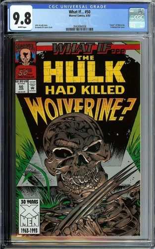 WHAT IF #50 CGC 9.8 ホワイトページ // ウルヴァリンの死 1993 ID: 36013|WORLD RESOURCE【QUEEN店】
