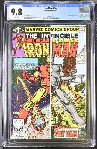 アイアンマン #144 - マーベルコミックス 1981年 CGC 9.8 サンチュリオン登場。|WORLD RESOURCE【QUEEN店】