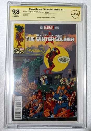マーベル バッキー・バーンズ：ウィンター・ソルジャー No.1 パノシアン・シグネチャー CBCS 9.8 NM/M｜WORLD RESOURCE【QUEEN店】