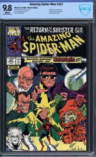アメイジング・スパイダーマン #337 CBCS 9.8 ホワイトページ // マーベル・コミックス 1990 ID: 50687｜WORLD RESOURCE【QUEEN店】 46,860円