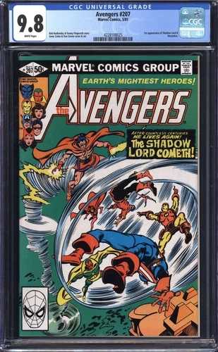 アベンジャーズ #207 CGC 9.8 ホワイトページ // シャドウロードとバーサーカーの初登場|WORLD RESOURCE【QUEEN店】
