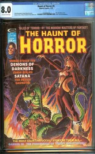 HAUNT OF HORROR #5 CGC 8.0 OW/WHページ // ディック・ジョルダーノ表紙 1975年｜WORLD RESOURCE【QUEEN店】 46,860円
