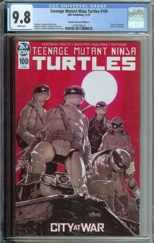 ティーンエイジ・ミュータント・ニンジャ・タートルズ #100 CGC 9.8 小売店限定バリアントカバー|WORLD RESOURCE【QUEEN店】