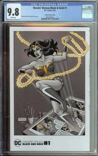ワンダーウーマン ブラック&ゴールド #1 CGC 9.8 フラドンバリアント 1:25|WORLD RESOURCE【QUEEN店】