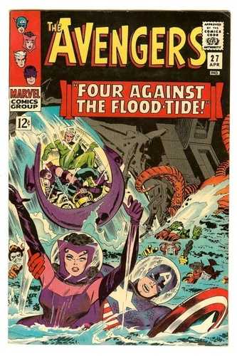 アベンジャーズ #27 8.0 // ジャック・カービー&フランク・ジャコイア表紙 マーベル・コミックス 1966|WORLD RESOURCE【QUEEN店】