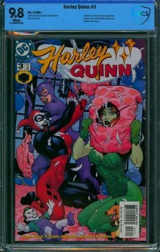 ハーレイ・クイン #3 CBCS 9.8 キャットウーマン＆ポイズン・アイビーの枕投げ！ DCコミック 2001｜WORLD RESOURCE【QUEEN店】