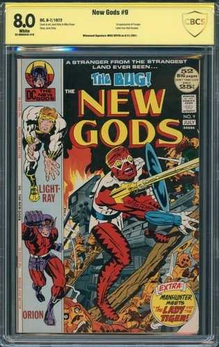 ニューゴッズ #9 CBCS 8.0 WP マイク・ロイヤー直筆サイン入り 初登場 フォレジャー ジャック・カービー DC 1972 CGC｜WORLD RESOURCE【QUEEN店】 47,520円