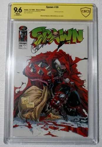 画像：スポーン第39号（1995年）カプルロ署名入り！クリスマスカバー！CBCS 9.6 NM+｜WORLD RESOURCE【QUEEN店】