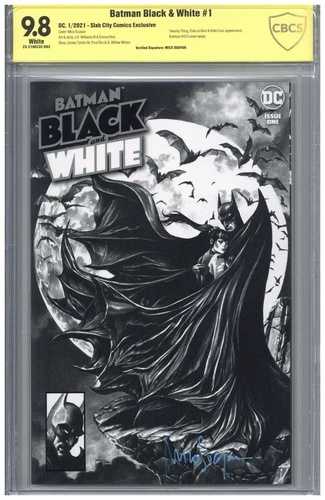 バットマン ブラック&ホワイト #1 CBCS 9.8 SS スラブ シティコミックス BTC バリアント Sig Mico Suayan|WORLD RESOURCE【QUEEN店】