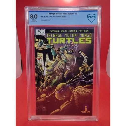2015 IDWコミックス ティーンエイジ・ミュータント・ニンジャ・タートルズ #51 カバー RE 初登場 ジェニカ CBCS 8.0|WORLD RESOURCE【QUEEN店】