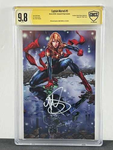 キャプテン・マーベル #9 マーク・ブルックス ヴァージン CBCS 9.8 SSブックス サイン入り|WORLD RESOURCE【QUEEN店】