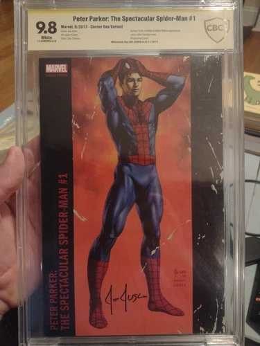 ピーター・パーカー スペクタキュラー・スパイダーマン 1 CBCS SS 9.8 ジョー・ジャスコ コーナーボックスバリアント|WORLD RESOURCE【QUEEN店】