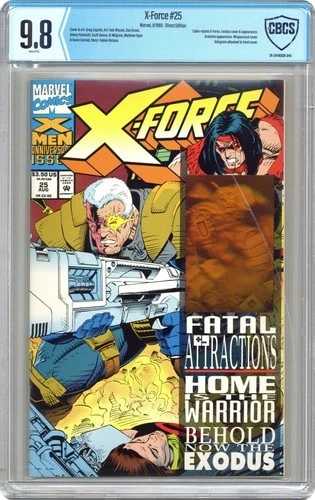 X-Force #25 CBCS 9.8 1993 24-344A9DB-045|WORLD RESOURCE【QUEEN店】