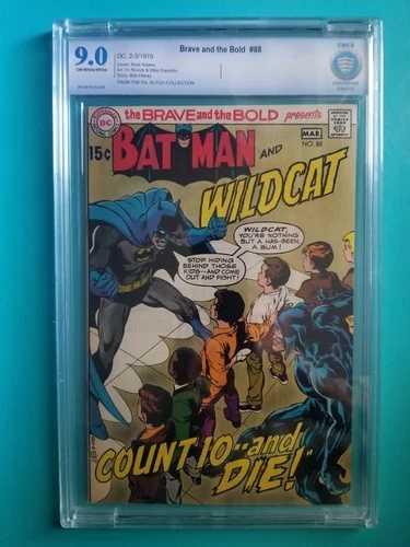 ブレイブ・アンド・ザ・ボールド #88 CBCS 9.0 1966年 CGC認定なし バットマン ワイルドキャット ニール・アダムス｜WORLD RESOURCE【QUEEN店】
