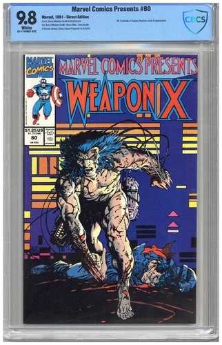 マーベル・コミックス・プレゼンツ #80 CBCS 9.8 NMMT ホワイトページ 1991年 ミスター・ファンタスティック｜WORLD RESOURCE【QUEEN店】 47,520円