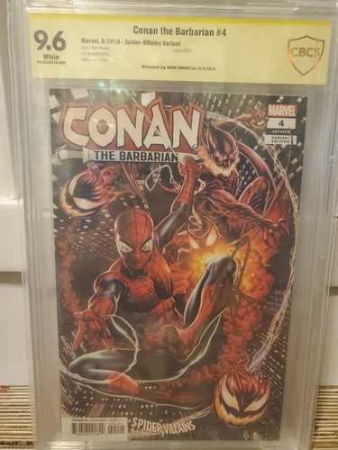 コナン・ザ・バーバリアン #4 ブルックス スパイダーヴィランズ バリアント CBCS 9.6 マークによるサイン入り...|WORLD RESOURCE【QUEEN店】