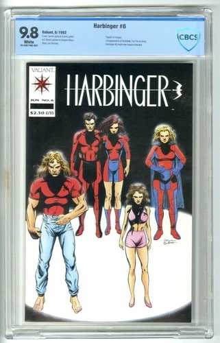 ハービンジャー #6 1992年6月 CBCS 9.8 NM/MT クーポン付き ヴァリアント CGC鑑定なし トルクの死｜WORLD RESOURCE【QUEEN店】 47,520円