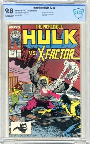インクレディブル・ハルク #336 CBCS 9.8 NMMT ホワイトページ 10/87 X-Factor カバー & App.｜WORLD RESOURCE【QUEEN店】