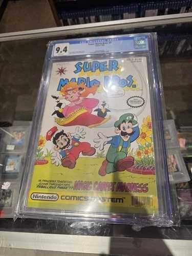 スーパーマリオブラザーズ #2 CBCS 9.4 1990 任天堂 ヴァリアントコミック マリオ ルイージ ピーチ｜WORLD RESOURCE【QUEEN店】