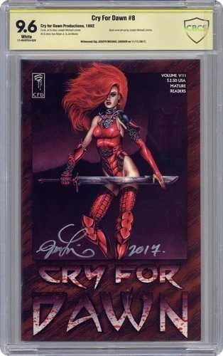 夜明けの叫び #8A リンスナー CBCS 9.6 目撃者 署名 ジョセフ・マイケル・リンスナー 1992|WORLD RESOURCE【QUEEN店】